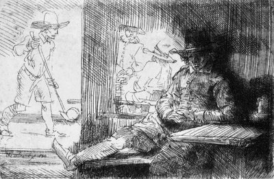 Kolf Game, 1654 by Rembrandt van Rijn